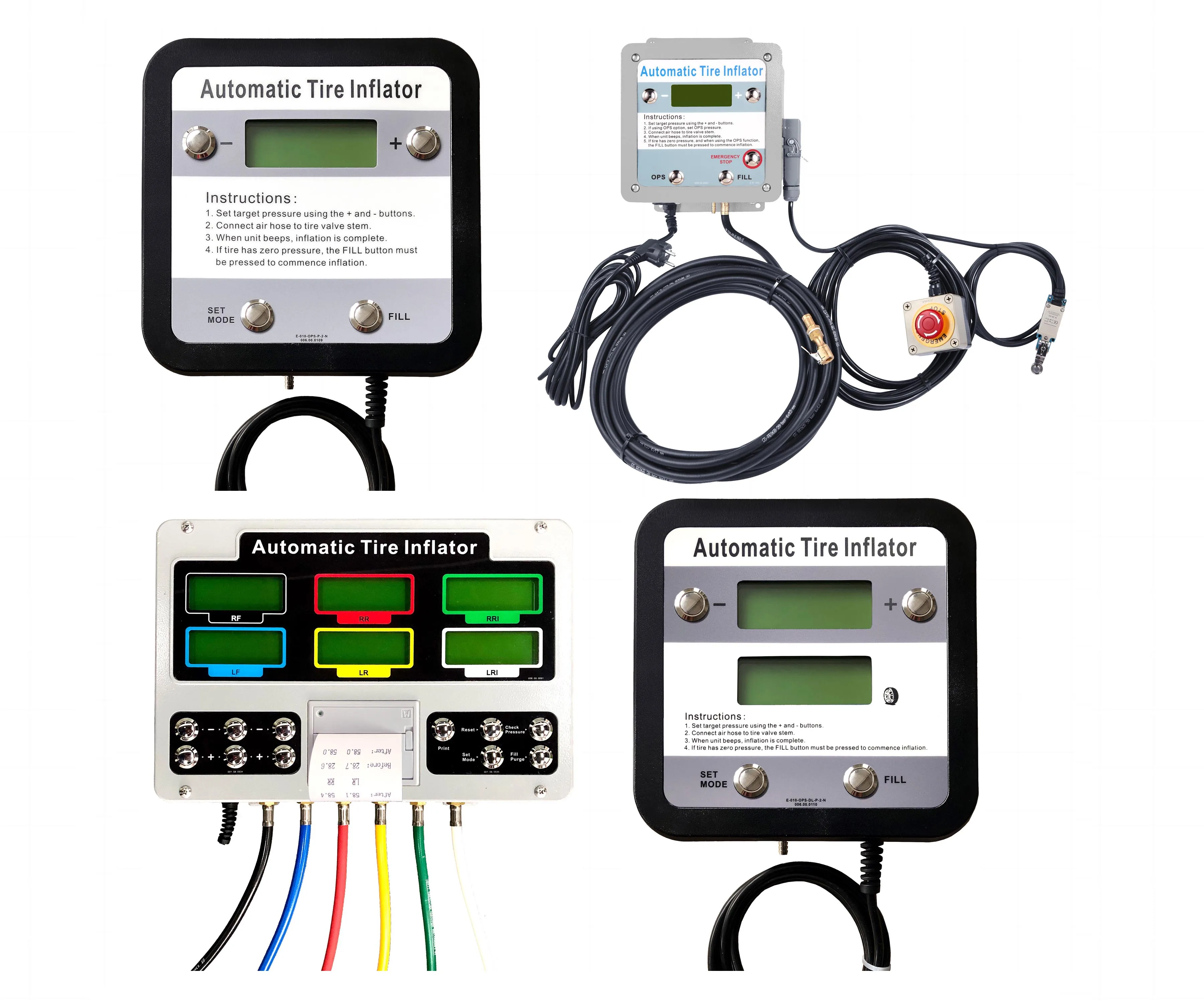 G5 other vehicle equipments wall mounted tyres air pumps Automatic Tyre Inflators With 2 Emergency Stop Switch car Tire Inflator