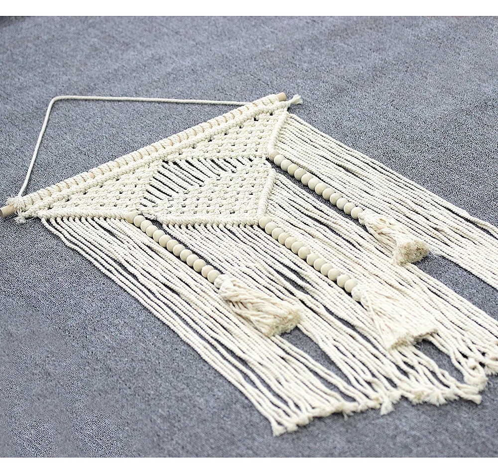 Boho Cotton Knitted acrame Wall Hanging Home Decor Tapestry Wall Hanging