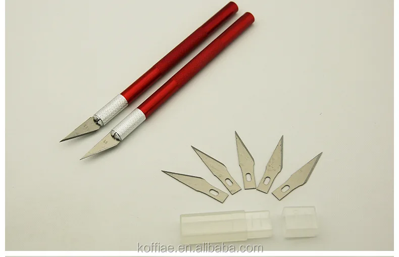 Knife Precision Blade for Car Wallpaper Vinyl,Cutting Paper, Tape, Vinyl, Shoes, & 5 Blades