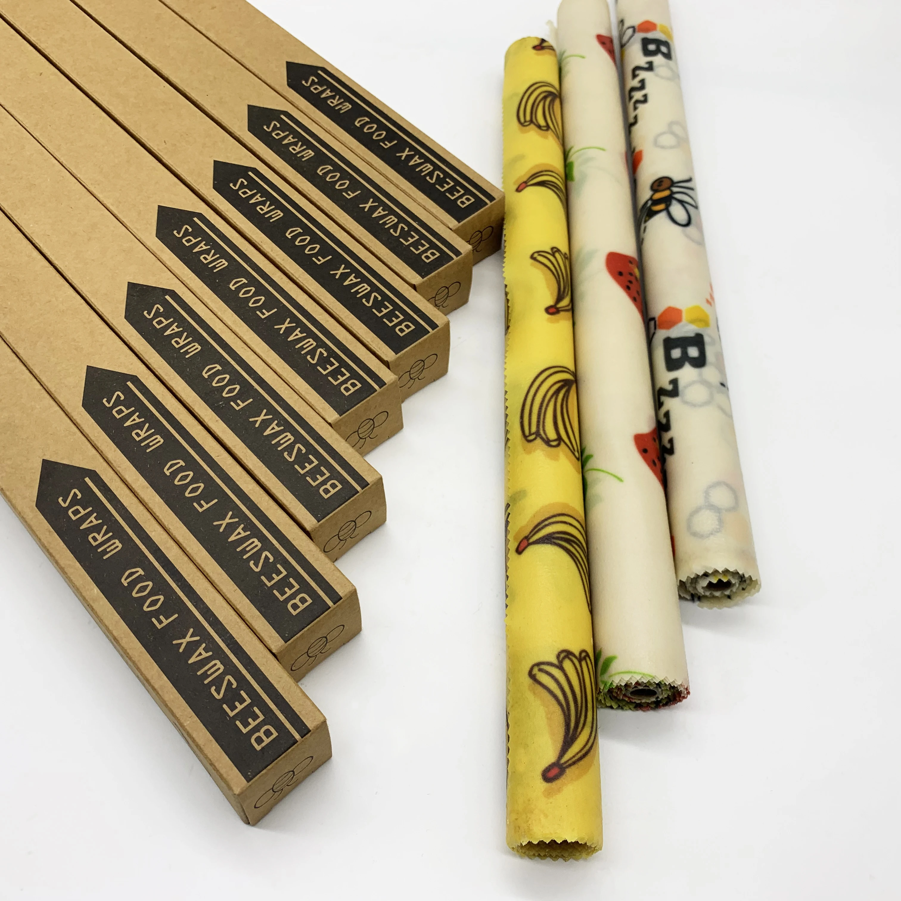 Beeswax Food Wrap Roll Reusable Beeswax Wrap Sustainable Food Storage Cling Film Alternative