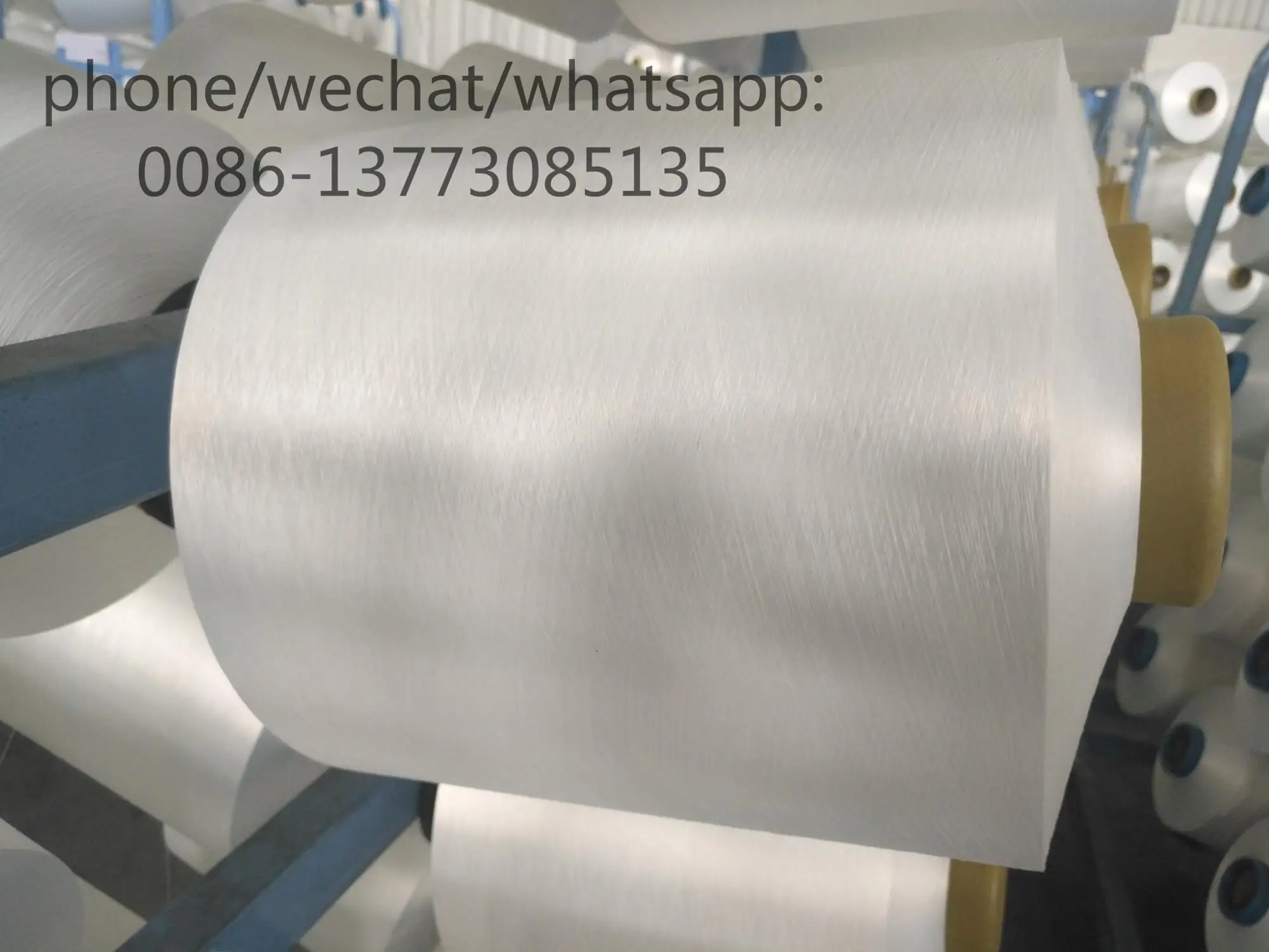 
100% polyester yarn DTY 75D 100D 120D 150D 300D white color polyester yarn filament yarn manufacturer 