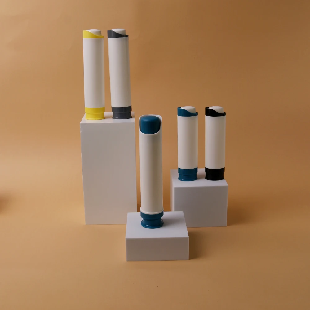 Plastic Oval Toothpaste Tube Cosmetic Packaging 50ml 80ml 100ml Airless Toothpaste Tube