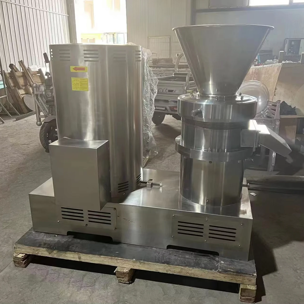 Commercial peanut cashew nut grinder colloid mill sesame seeds almond butter tahini making machine for restaurant