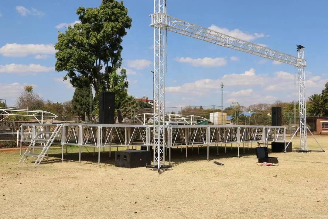 Aluminum Anti-skid  Borad Stage Platform And Concert Stage Music Scene lighting dj Truss  Structure For Sale