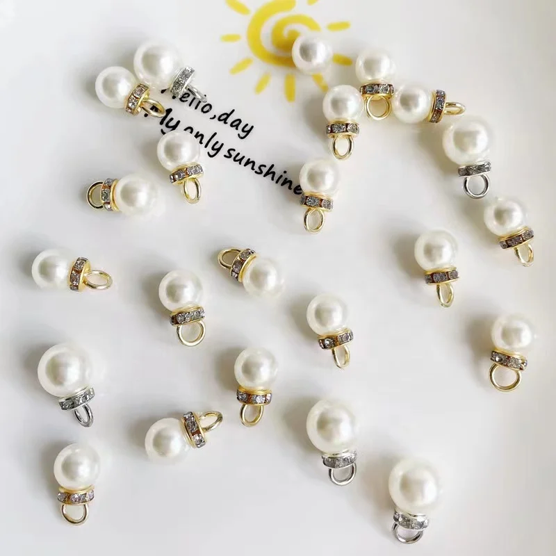 Wholesale High Quality 8mm-18mm Ivory Plastic Imitation ABS Pearl Pendant For DIY Earring Necklace Jewelry Making