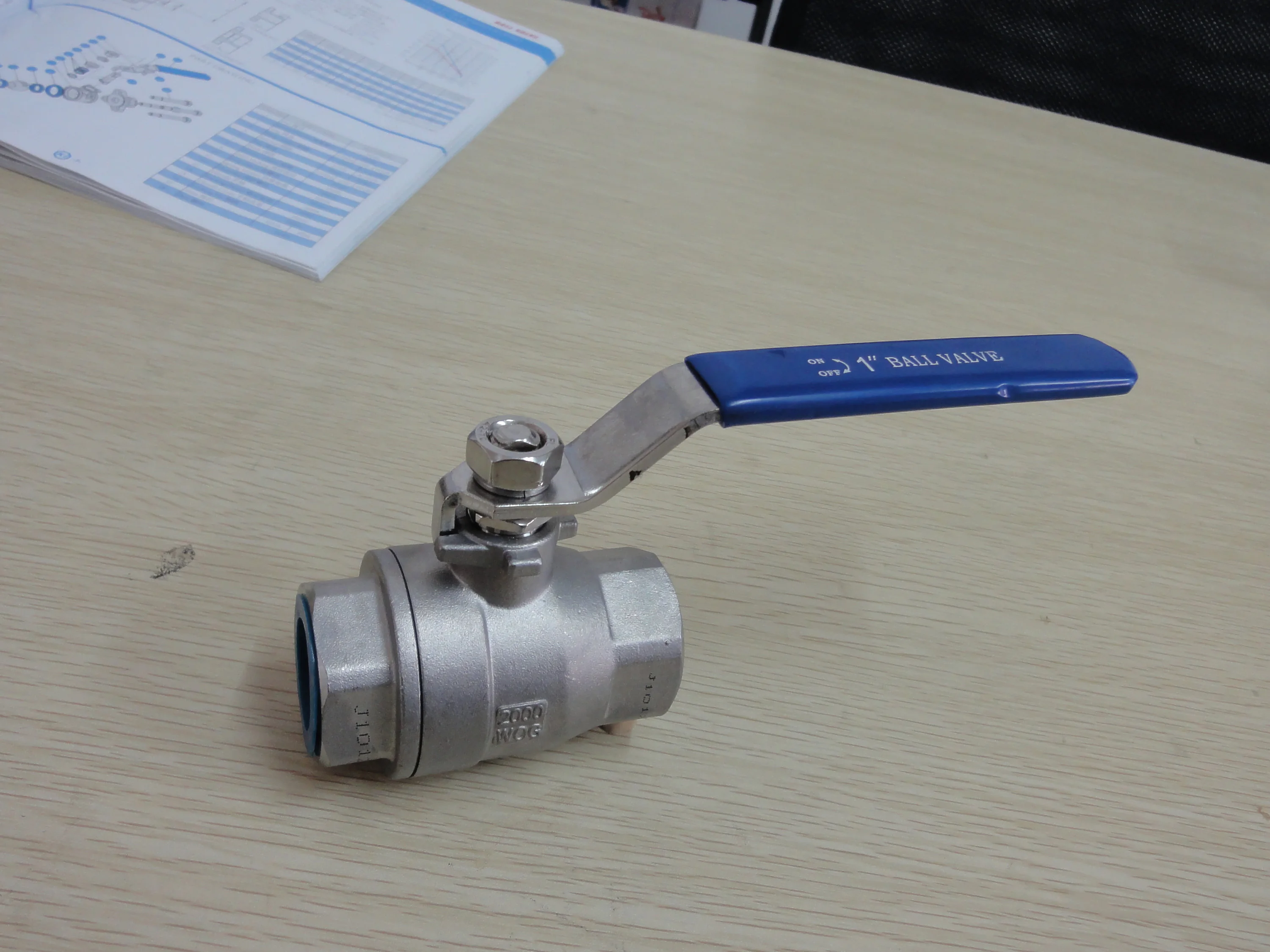 3-PC BALL VALVES, FLANGED END, FULL PORT