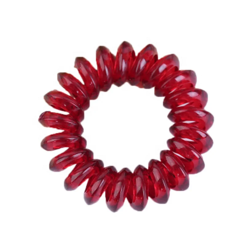 Classic Elastic Telephone Wire Hair Band Rope Hair Ties For Baby