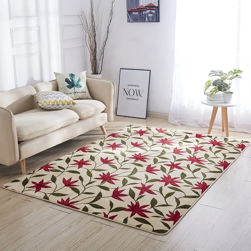 Factory Price Luxury Washable Living Room 3d Floor Mats Carpet