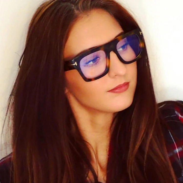 Wholesale 2019 Vintage Men Women Oversize Clear Glasses Frame Optical Glasses Square Eyeglasses Frames