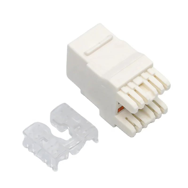 Hot Sell 90 Degree Toolless Cat3 RJ11 telephone adapter
