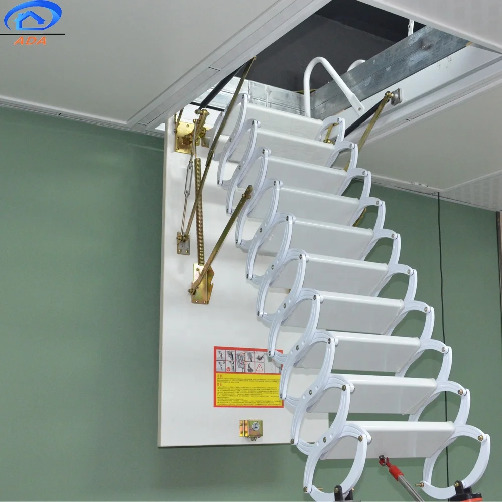 Factory Direct Hot Sale Customized Retractable Attic Pull Down Ladder