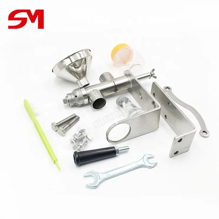 High Quality Dual-Control Hand Operated Small Olive Oil Extraction Press