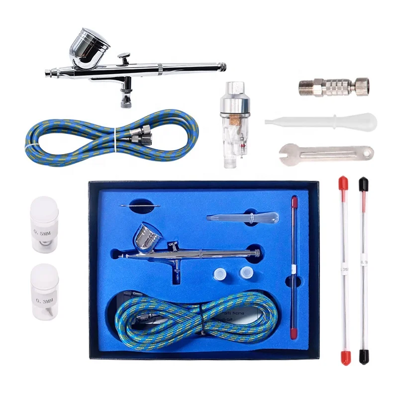 Wholesale 180K model airbrush painting coloring mini small airbrush set