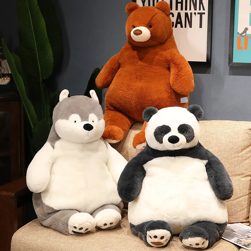 Dudu lazy bear doll soft big bear hug husky pillow panda doll tiger pillow doll