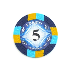 Promotional Wsop Gambling Cheap Custom Clear Solid Colored Clay Poker Chips