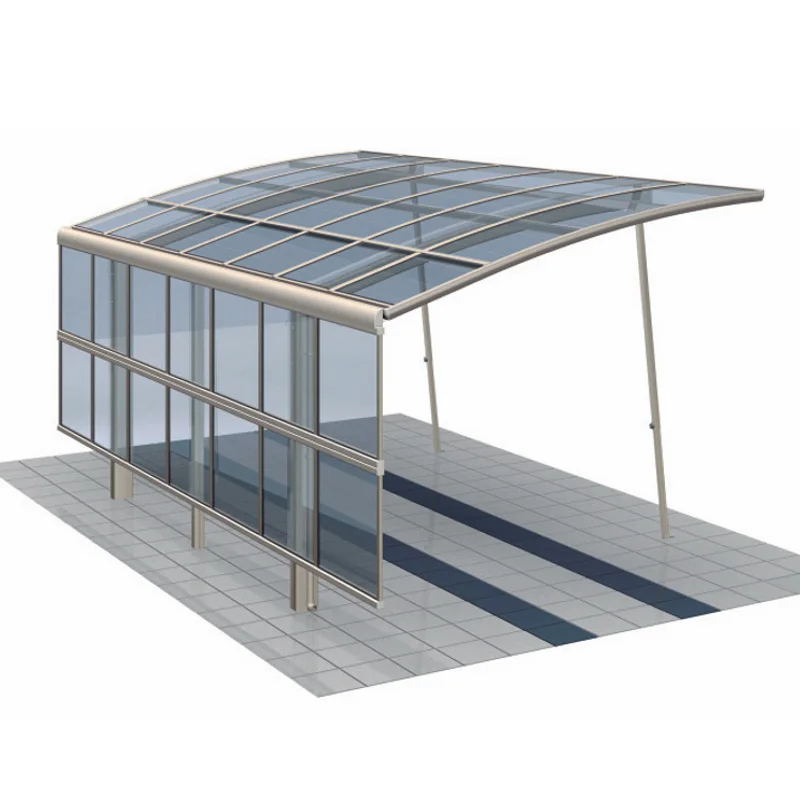 Автомобильный солнцезащитный алюминиевый навес, поликарбонатная парковочная система или крышка автомобильной детали