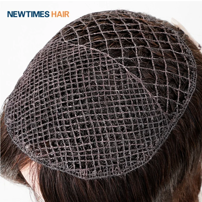 4x6 5x5 6x6 fish net remy hair integration topper human hair toupee for women