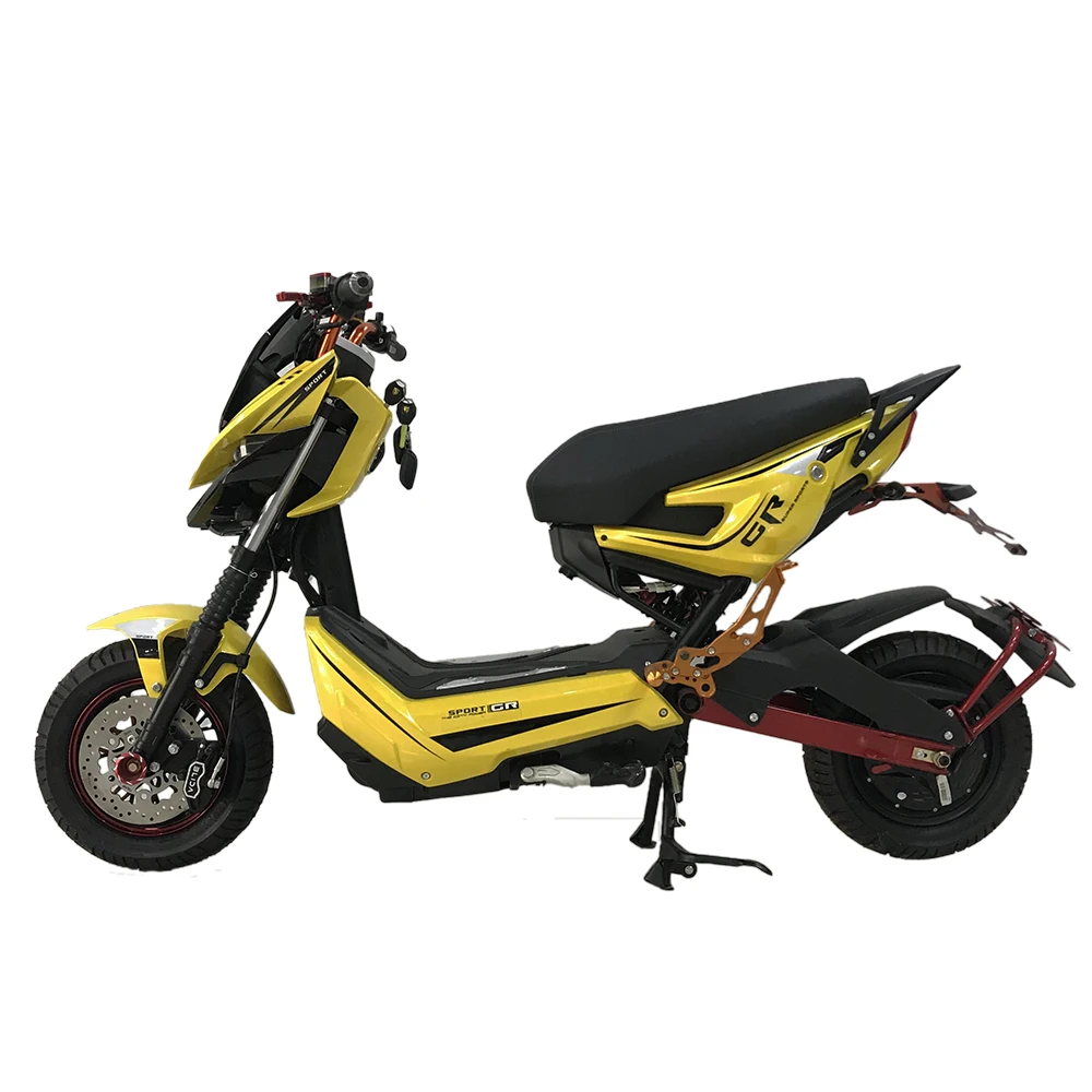 Factory Supply 1200W Strong Power Disc Brake Men Leisure Electric Motorcycle
