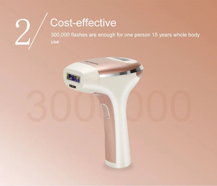 Mismon 510k Laser  Portable 3 kinds of lamp head Laser Machine Home Equipment Device Permanent Hair Removal Ipl Machine