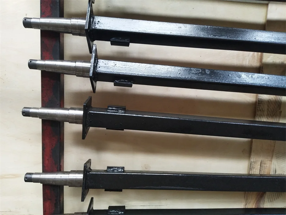 Manufacturer Tourist Trailer Steer Axle Beam Air Suspension Parts With Spindle Assemble