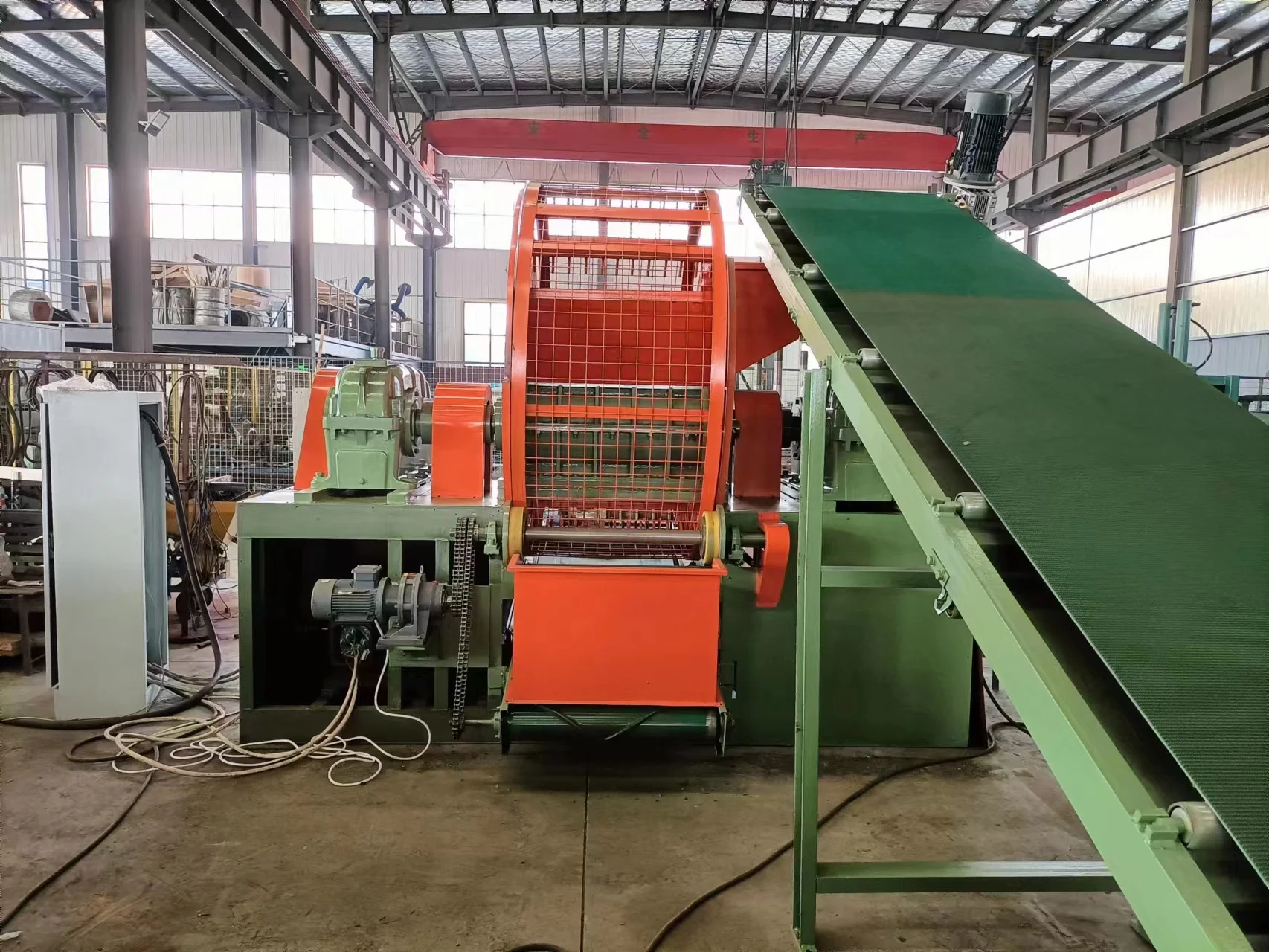 Automatic Waste Tire Granulator Machines Recycling Production Line Tire Powder Recycling/Tyre Crusher