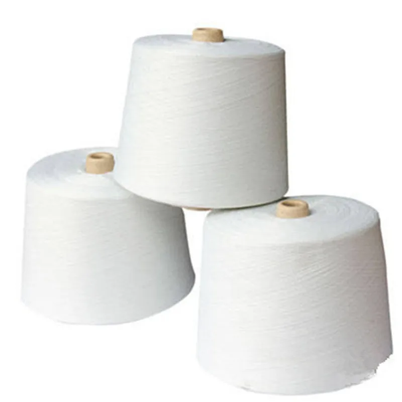 Recycled 65/35 80/20 pc or cvc yarn polyester/cotton blended yarn for weaving