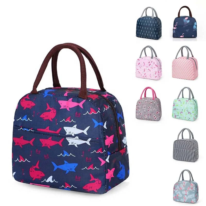 Wholesale High Quality Large Capacity Kids Outdoor Thermal, Printing Tote Cooler Picnic Insulated Lunch bags boxes/