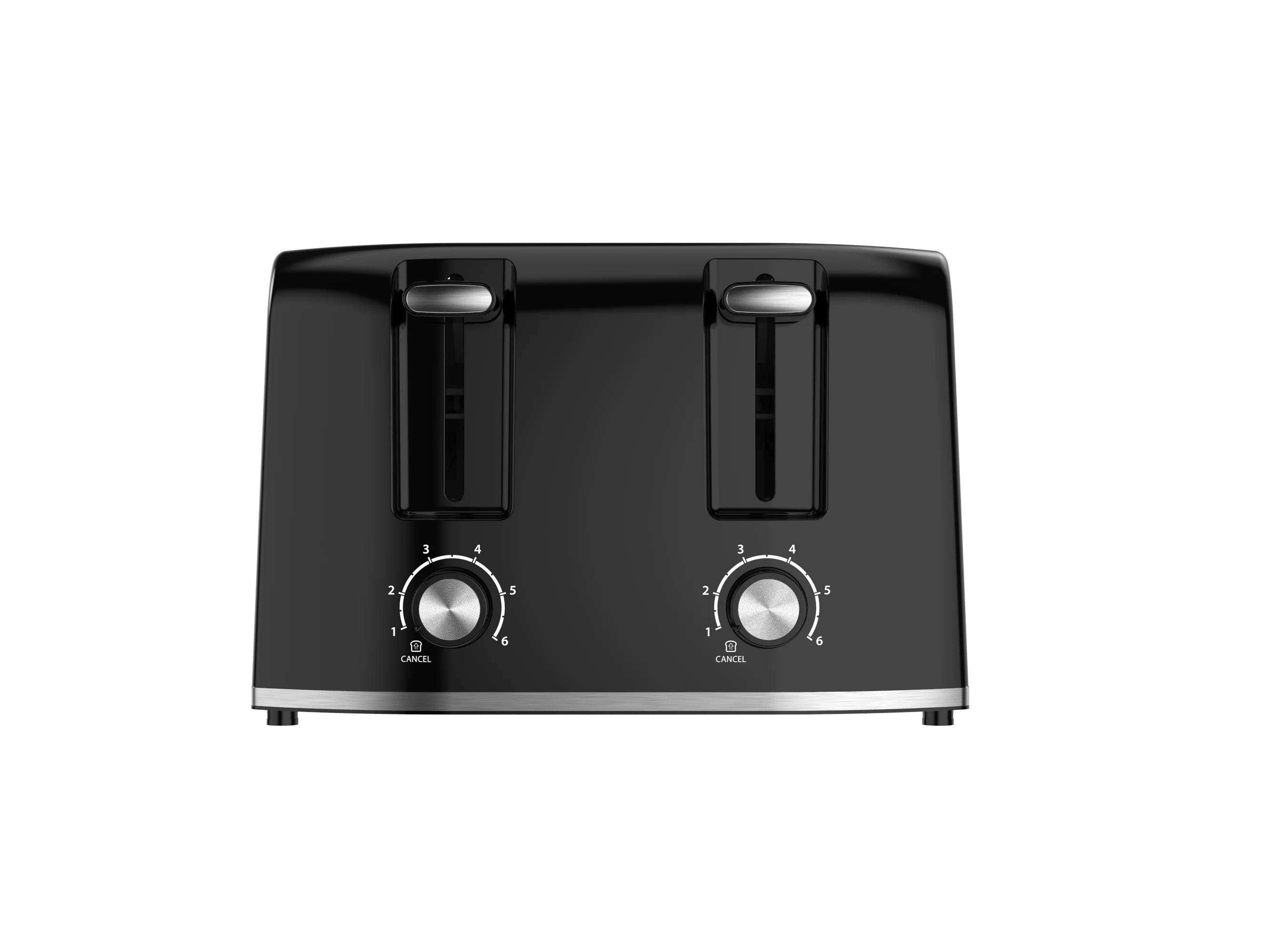 Easy Use Factory Outlet Cool touch housing Removable Crumb Tray 4 Slice Long Slot Toaster