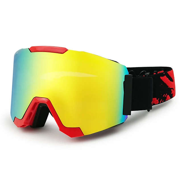 Wholesale Best Selling Custom Magnetic Anti-fog Oem Odm Snow Ski Goggles Uv400 Protection Snowboard Skiing Glasses