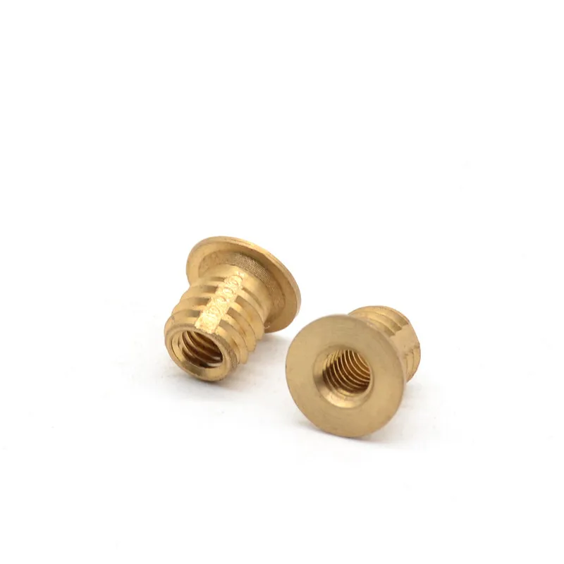 M3 M4 M5 M6 Brass Stainless Steel Threaded Insert Nut for Plastics 74215-04 Spred Lok Flanged