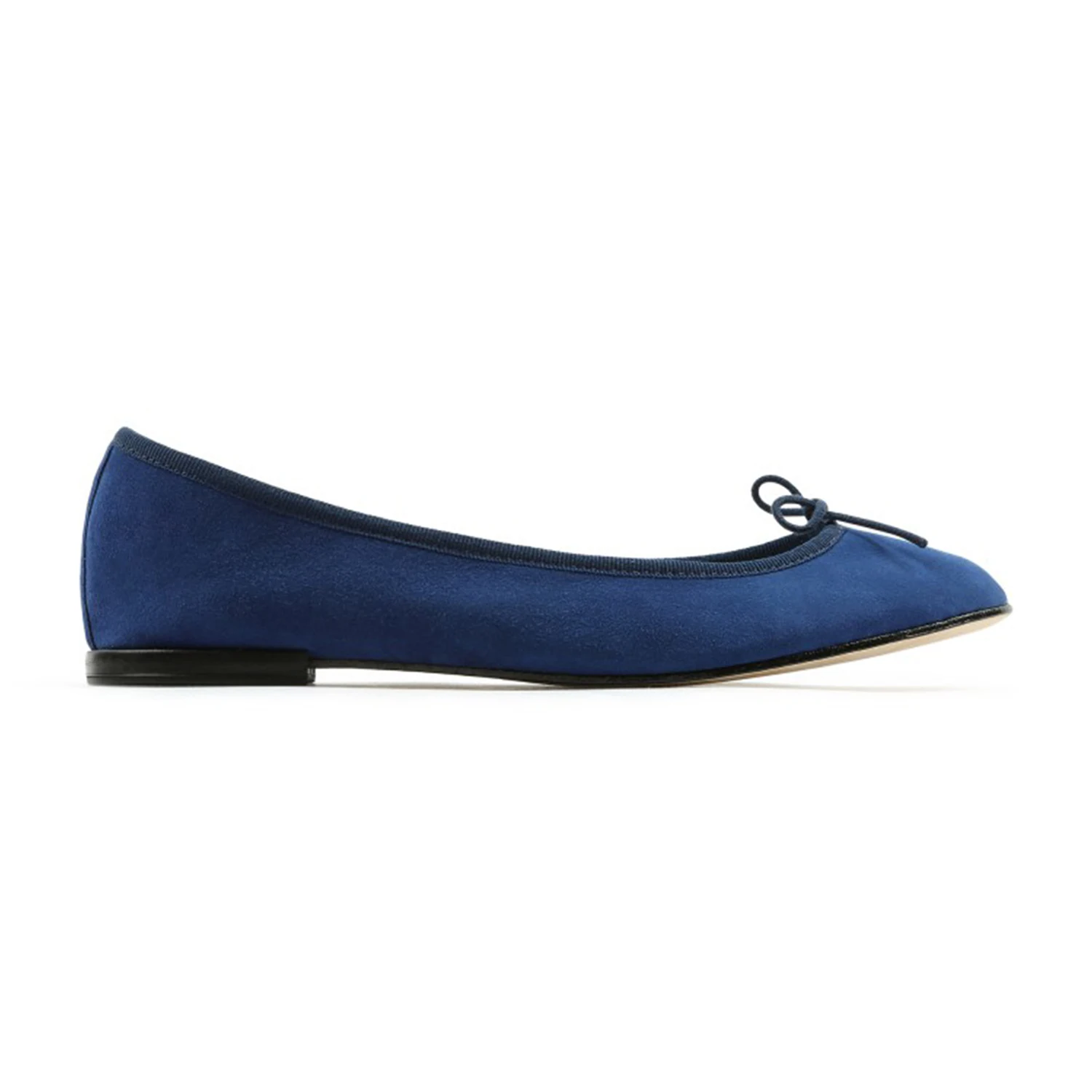 CHOOZII Wholesale Girls Soft Comfortable Shoes Ladies Women Black Leather Fabric Cotton Ballet Flats