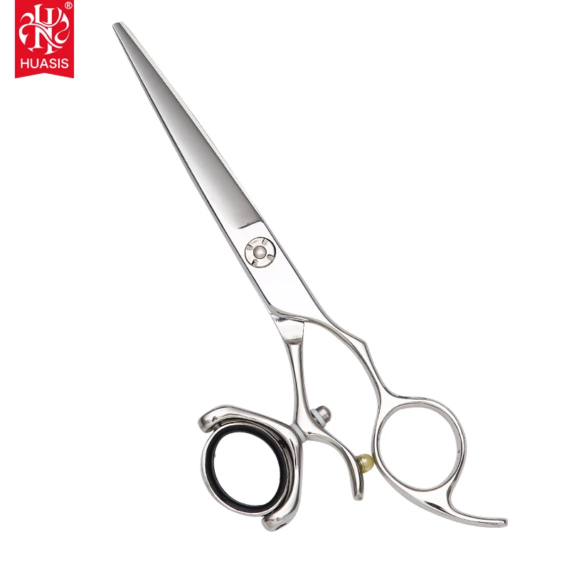 SG-617 Japan 440C Hair Scissors Professional Double Swivel Thumb 6 inch Hair Stylist Barber Scissors Hair Shears