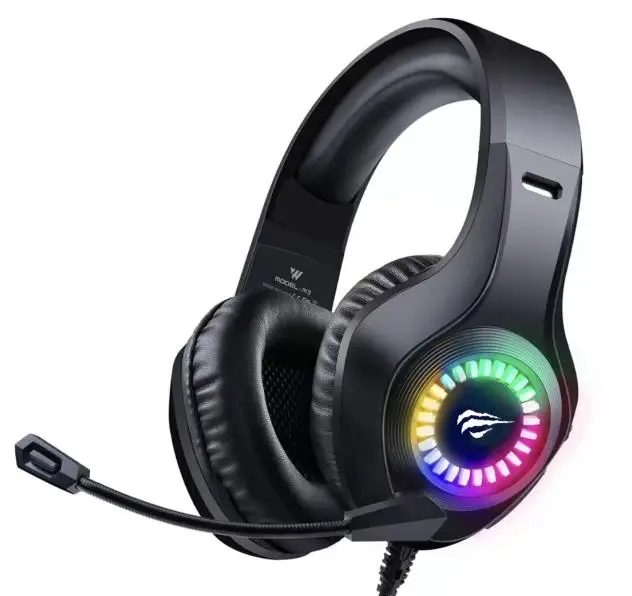 Havit H2037d custom noise cancelling computer rgb microphone ps4 usb gamer gaming headset headphone