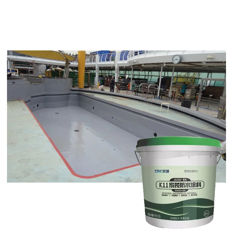JG360+ XINC two-component paint K11 flexible waterproof coating for Wall and Floor, Kitchen, Bathroom, Swimming pool