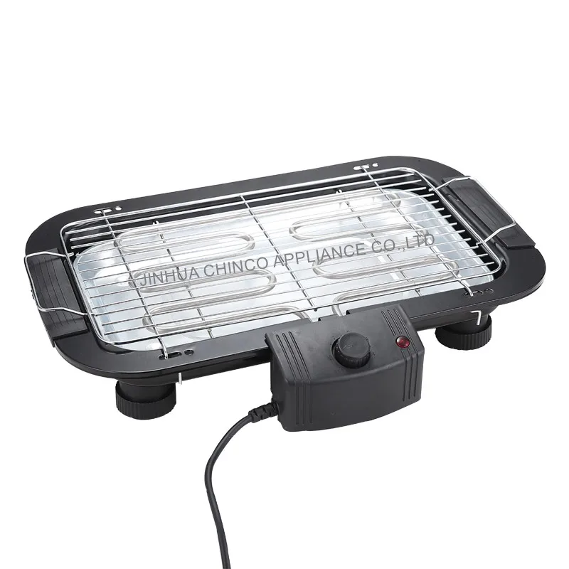 Портативный бездымный Электрический гриль для барбекю, 2000 Вт, 230 В, CE, регулируемый, легко устанавливаемый, антипригарный, для дома, улицы и помещений