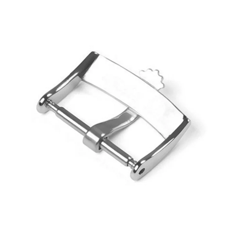 Rollex watch replacement 12 14 16 18 20 mm watch clasp for leather strap polish 316 L stainless steel watch buckle