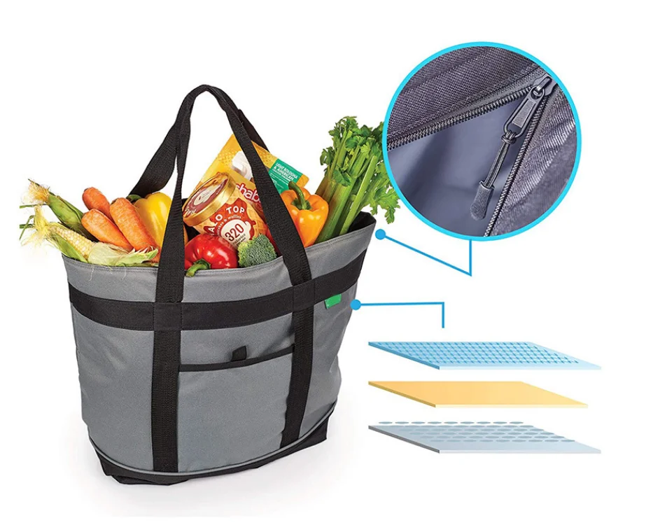 Soft Cooler Bag, Beach Cooler Bags Insulated Food Delivery Bag Collapsible Cooler Camping Cooler, Beer Cooler