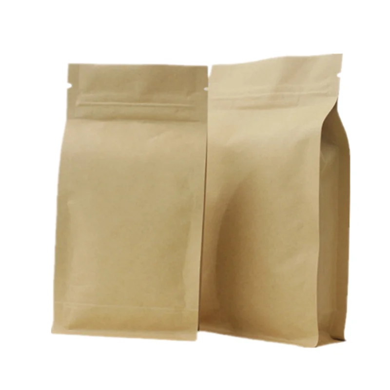 10X20cm Kraft paper bag for milk powder flour rice