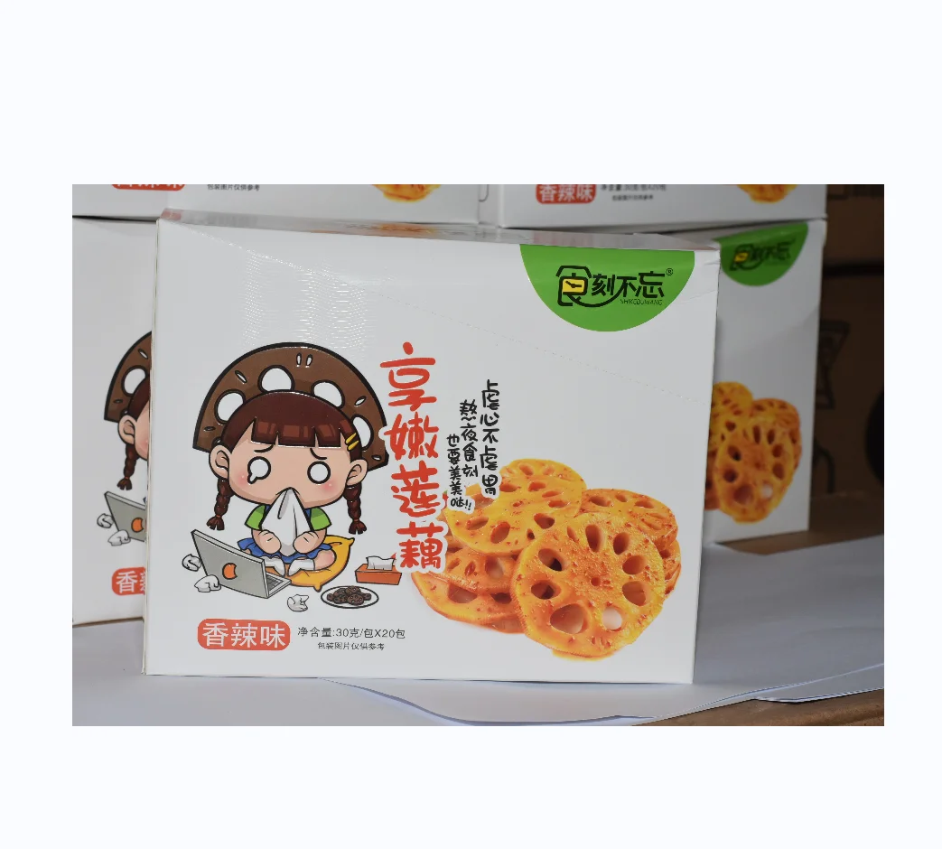 Низкая цена, хороший вкус, пищевая смесь с корнем лотоса 30 г, Пряная закуска