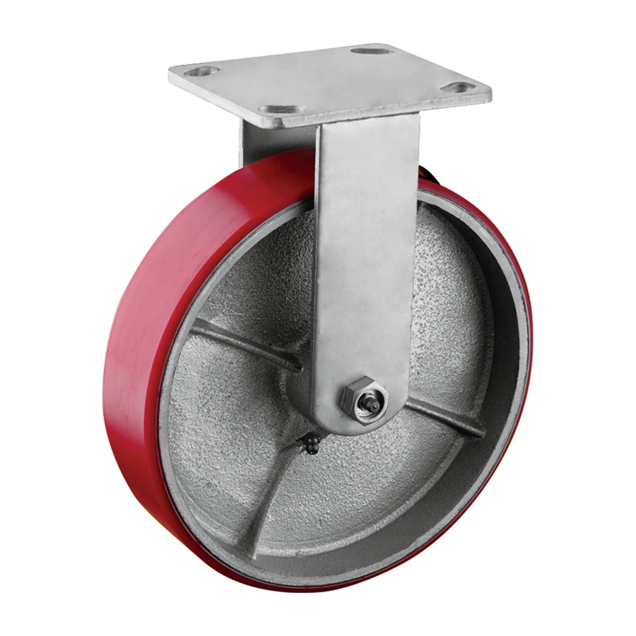 Heavy Duty PU on Iron Cast Core Scaffolding Caster