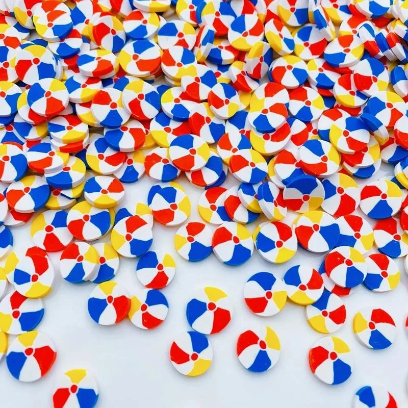 50g/bag Hot Selling Ocean Series Slices Polymer Clay Starfish Sprinkle Fish Shark Shell Beach Ball for Crafts Making DIY