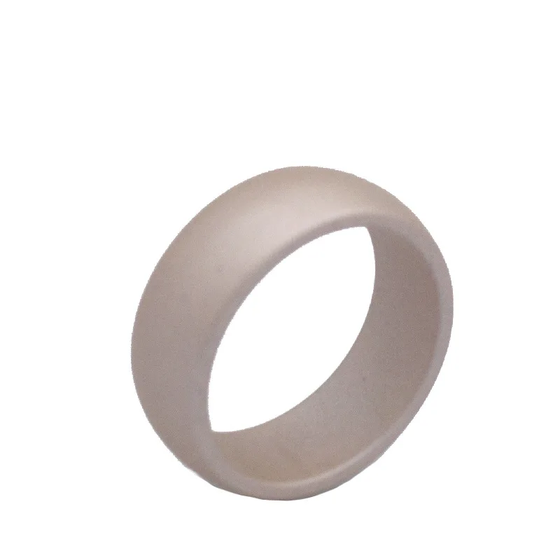 2023 Silicone Wedding Ring for Men 8.7mm Wide - 2.5mm Thick Rubber Wedding Band