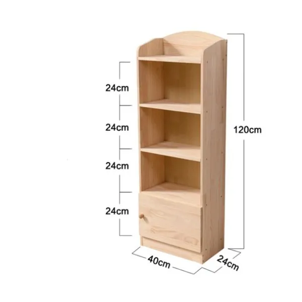 4 слоя древесины хвойных пород детская книжный шкаф с дверями