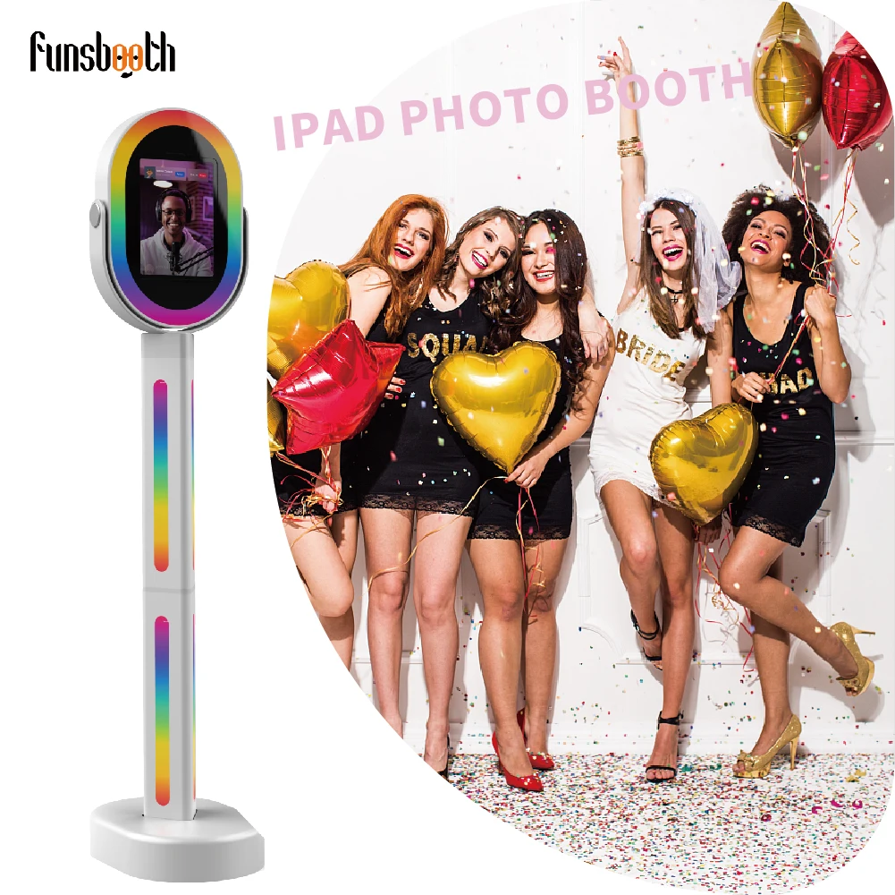 Magic Self-Service Instant Print Vintage Selfie Photobooth Kiosk Vending Machine iPad Salsa Wedding Photo Booth With Printer