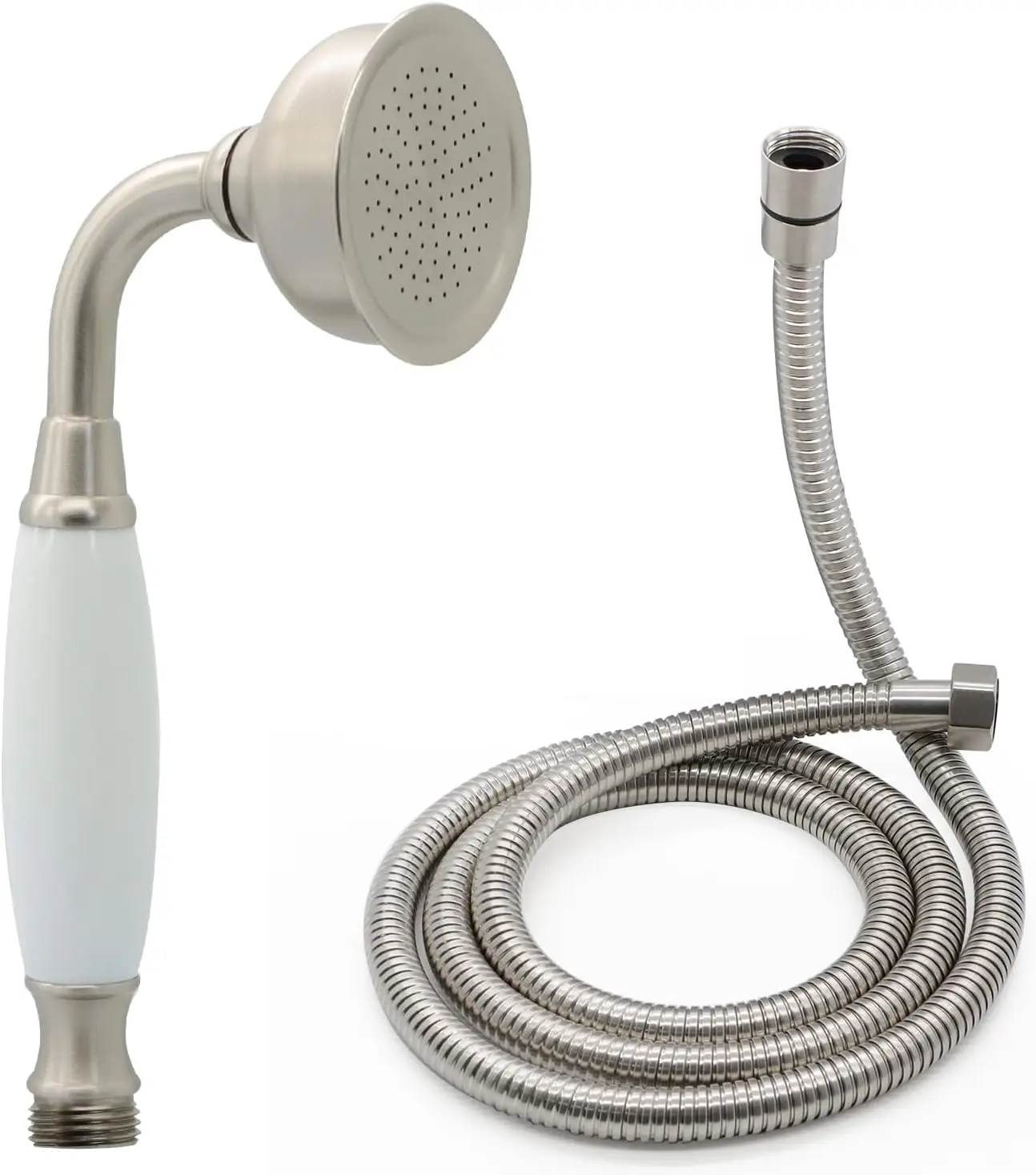 HOMEDEC 59-inch Antique Rain Showerhead High-Pressure Vintage Telephone Shape Handheld Shower head set with Flexible Hose