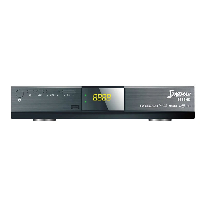  STARMAN 9539HD DVB-COMBO T2 S2 декодер Q-BOX высокой четкости iptv Икс цифровая камера с Wi-Fi-цифра спутниковый телевизионный ресивер