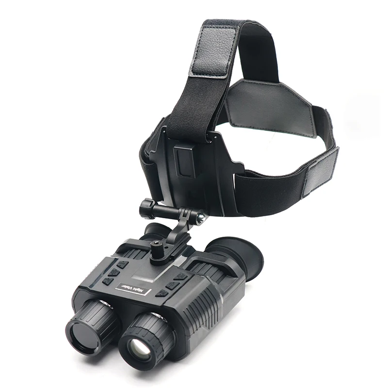 Naked eyes 3D Display hands free tactical night vision binoculars HD Digital infrared head mounted helmet night vision goggles