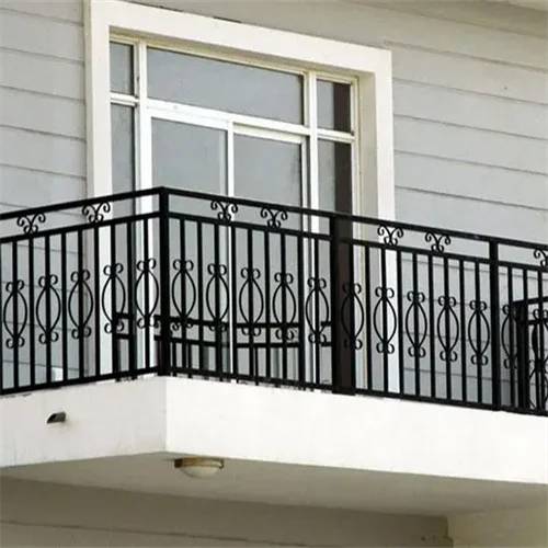 HLT Europe style fashion design wrought iron balcony, iron balcony grill ,balcony steel fence wholesales