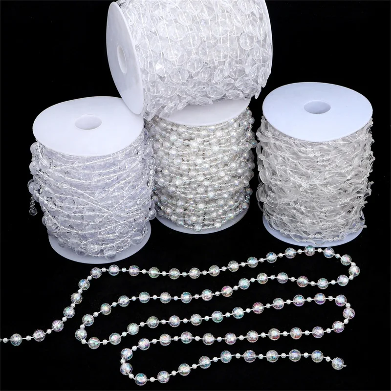 New Products Clear/Colored Acrylic Connecting Beads