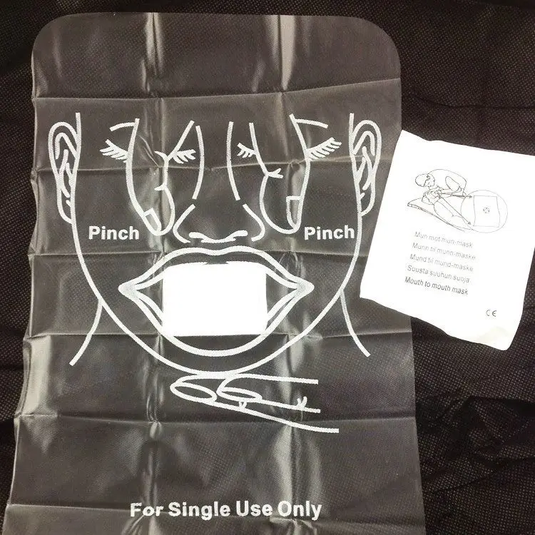 MM-CPR1# Latex Free CPR Training Face Shield for CPR First Aid Practice Manikin